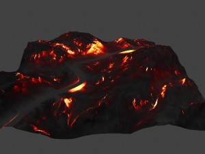 volcano 3D Model
