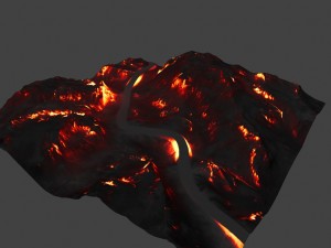 volcano 3D Model