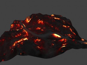 volcano 3D Model