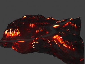 volcano 3D Model