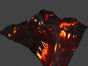 volcano 3D Model