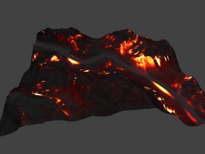 volcano 3D Model