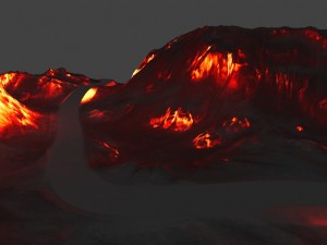 volcano 3D Model
