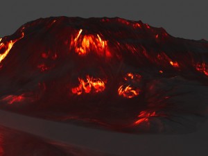 volcano 3D Model