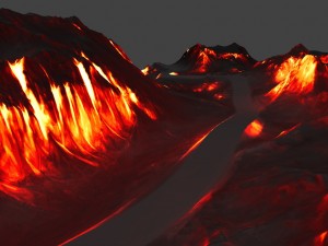 volcano 3D Model