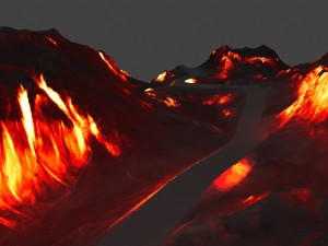 volcano 3D Model
