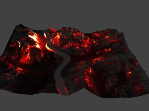 volcano 3D Model