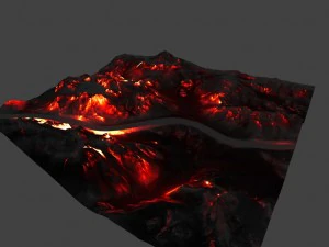 volcano 3D Model