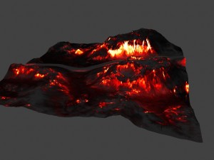 volcano Model 3D