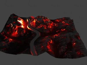 volcano 3D Model