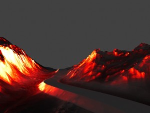 volcano Model 3D