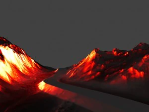 volcano 3D Model