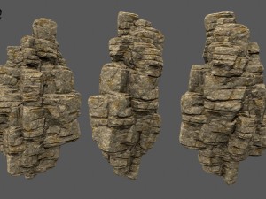 desert rocks Modelo 3D