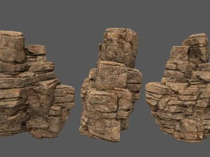 desert rocks 3D Model