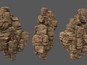 desert rocks 3D Model