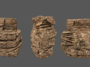 desert rocks 3D Model