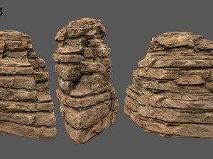 desert rocks 3D Model
