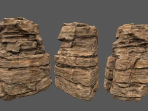 desert rocks 3D Model