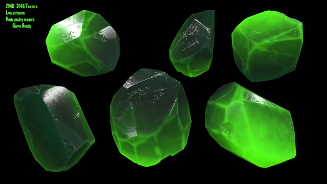 crystal 3D Model .c4d .max .obj .3ds .fbx .stl .blend 