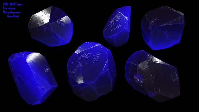 crystal 3D-Modell .c4d .max .obj .3ds .fbx .stl .blend 