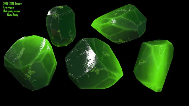 crystal 3D Model .c4d .max .obj .3ds .fbx .stl .blend 