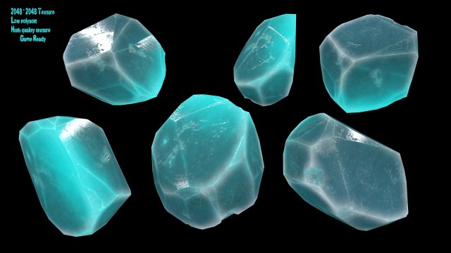 crystal 3D 모델 .c4d .max .obj .3ds .fbx .stl .blend 