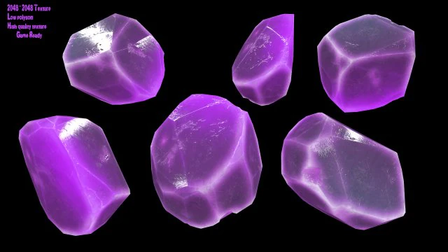 crystal 3D Model .c4d .max .obj .3ds .fbx .stl .blend