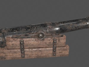 old canon Modèle 3D