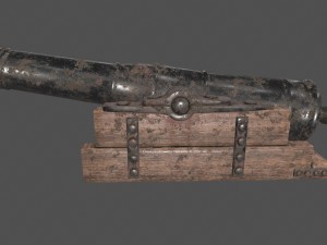 old canon Modèle 3D