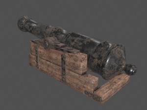 old canon Modèle 3D