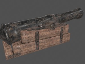 old canon Modèle 3D