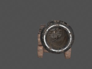 old canon Modèle 3D