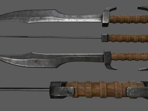 तलवार 3D मॉडल