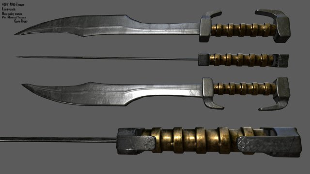 sword Modèle 3D .c4d .max .obj .3ds .fbx .stl .blend 