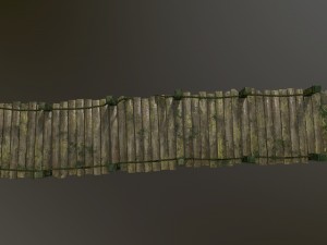 wooden pier 3D-Modell