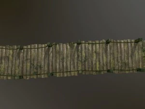 wooden pier 3D Model