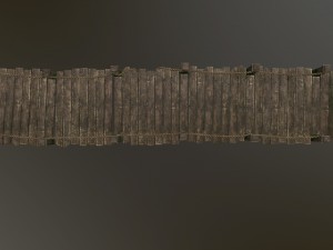 wooden pier 3D Модель