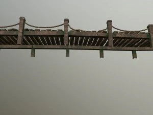 wooden pier 3D Model