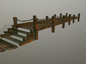 woodenpier 3D Model