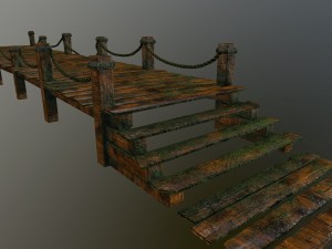woodenpier Modèle 3D