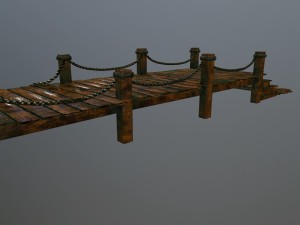 woodenpier Modèle 3D
