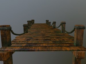 woodenpier Modèle 3D