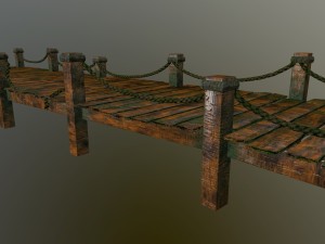 woodenpier Modèle 3D