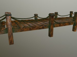 woodenpier Modèle 3D