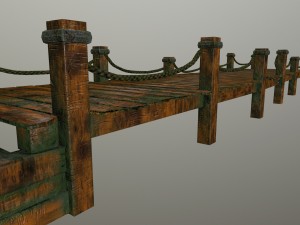 woodenpier Modèle 3D