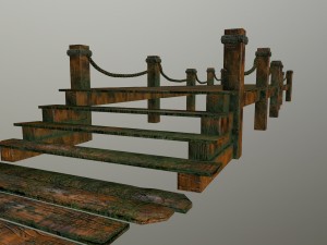 woodenpier Modèle 3D