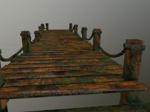 woodenpier Modèle 3D