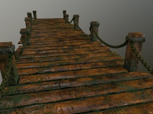 woodenpier Modèle 3D