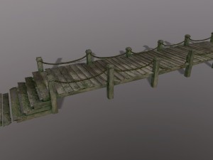 woodenpier 3D मॉडल