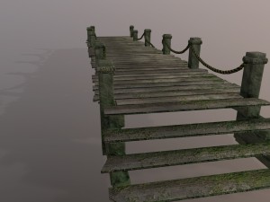 woodenpier Model 3D